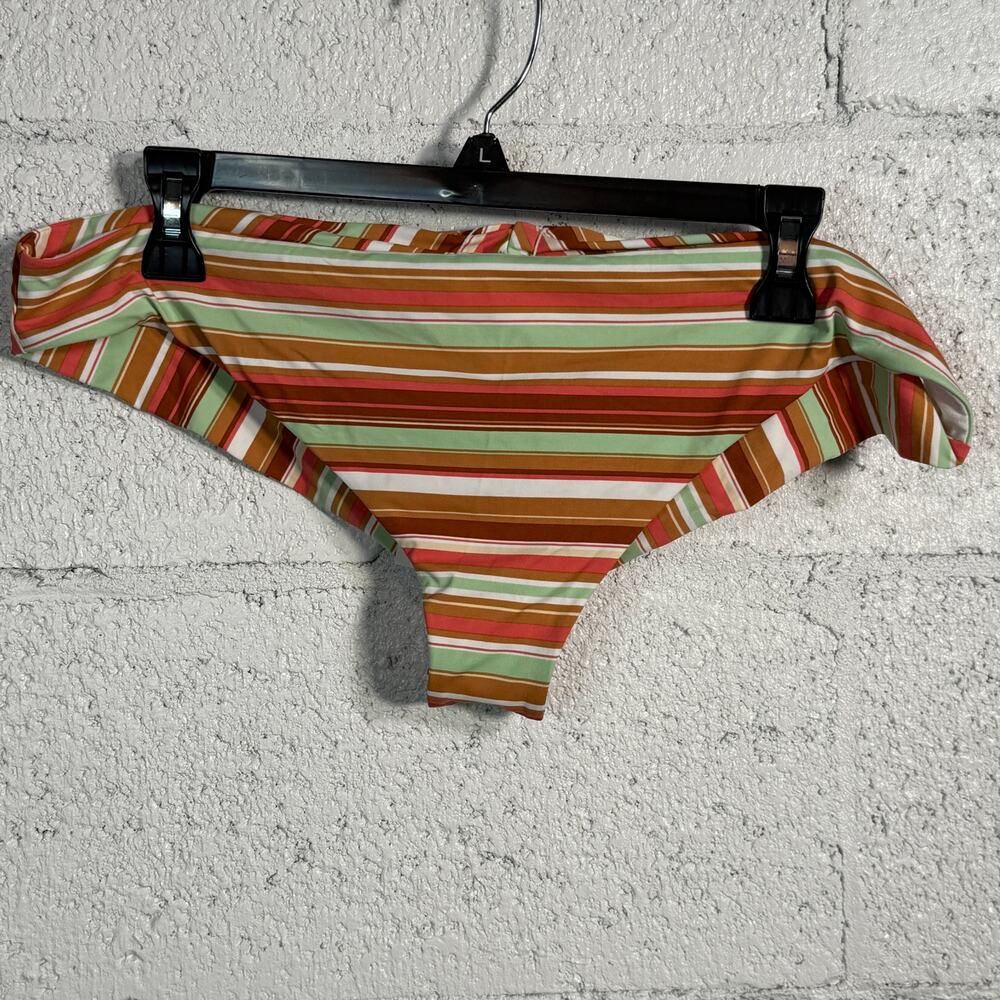 ROXY Printed beach Classic Cheeky bottom striped,  multi XXL